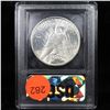 Image 5 : ***Auction Highlight*** 1927-d Peace Dollar $1 Graded Choice Unc By USCG (fc)