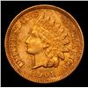 Image 2 : ***Auction Highlight*** 1908-s Indian Cent 1c Graded Choice Unc RB By USCG (fc)