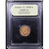 Image 4 : ***Auction Highlight*** 1908-s Indian Cent 1c Graded Choice Unc RB By USCG (fc)