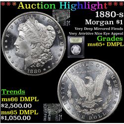 ***Auction Highlight*** 1880-s Morgan Dollar $1 Graded GEM+ DMPL By USCG (fc)
