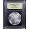 Image 4 : ***Auction Highlight*** 1885-s Morgan Dollar $1 Graded Choice+ Unc By USCG (fc)
