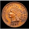 Image 2 : ***Auction Highlight*** 1891 Indian Cent 1c Graded GEM Unc RB By USCG (fc)