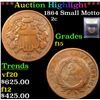 Image 1 : ***Auction Highlight*** 1864 Small Motto Two Cent Piece 2c Graded f+ By USCG (fc)