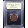 Image 4 : ***Auction Highlight*** 1850 Braided Hair Half Cent 1/2c Graded Select Unc BN By USCG (fc)