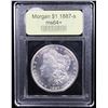 Image 4 : ***Auction Highlight*** 1887-s Morgan Dollar $1 Graded Choice+ Unc By USCG (fc)