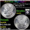 Image 1 : ***Auction Highlight*** 1882-o/s Top 100 Vam 5 Morgan Dollar $1 Graded Choice Unc By USCG (fc)