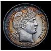 Image 2 : ***Auction Highlight*** 1899-p Rainbow Toned Barber Dime 10c Graded GEM+ Unc By USCG (fc)