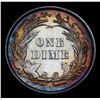 Image 3 : ***Auction Highlight*** 1899-p Rainbow Toned Barber Dime 10c Graded GEM+ Unc By USCG (fc)