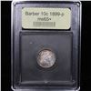 Image 4 : ***Auction Highlight*** 1899-p Rainbow Toned Barber Dime 10c Graded GEM+ Unc By USCG (fc)