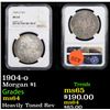Image 1 : 1904-o Morgan Dollar $1 Graded ms64 By NGC