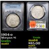 Image 1 : PCGS 1904-o Morgan Dollar $1 Graded ms63 By PCGS