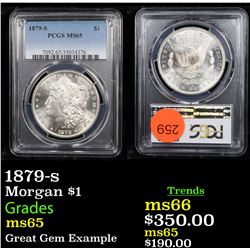 PCGS 1879-s Morgan Dollar $1 Graded ms65 By PCGS