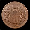 Image 2 : 1871 Two Cent Piece 2c Grades vf+