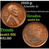 Image 1 : 1910-p Lincoln Cent 1c Grades Select Unc BN