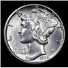 Image 2 : 1935-s Mercury Dime 10c Grades Choice+ Unc