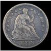 Image 2 : 1851-o Seated Liberty Half Dime 1/2 10c Grades vf++