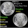 Image 1 : 1883-o Morgan Dollar $1 Grades Choice+ Unc