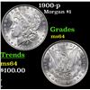 Image 1 : 1900-p Morgan Dollar $1 Grades Choice Unc