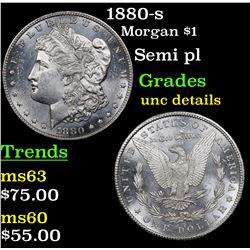 1880-s Morgan Dollar $1 Grades Unc Details