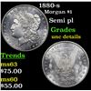 Image 1 : 1880-s Morgan Dollar $1 Grades Unc Details