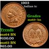 Image 1 : 1903 Indian Cent 1c Grades Select+ Unc BN