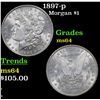 Image 1 : 1897-p Morgan Dollar $1 Grades Choice Unc