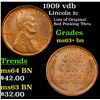 Image 1 : 1909 vdb Lincoln Cent 1c Grades Select+ Unc BN