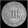 Image 3 : 1853 Three Cent Silver 3cs Grades Select AU