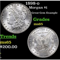 1898-o Morgan Dollar $1 Grades GEM Unc