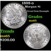 Image 1 : 1898-o Morgan Dollar $1 Grades GEM Unc