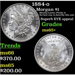 1884-o Morgan Dollar $1 Grades GEM+ Unc