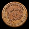 Image 3 : 1863 Indian Civil War Token 1c Grades Unc Details