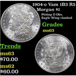 1904-o Vam 1B3 R5 Morgan Dollar $1 Grades Select Unc