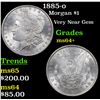 Image 1 : 1885-o Morgan Dollar $1 Grades Choice+ Unc