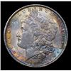 Image 2 : 1886-p Rainbow Toned Morgan Dollar $1 Grades Choice+ Unc