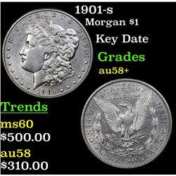 1901-s Morgan Dollar $1 Grades Choice AU/BU Slider+