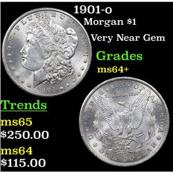 1901-o Morgan Dollar $1 Grades Choice+ Unc
