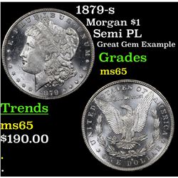 1879-s Morgan Dollar $1 Grades GEM Unc