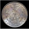 Image 3 : 1885-o Rainbow Toned Morgan Dollar $1 Grades Choice Unc