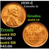 Image 1 : 1930-d Lincoln Cent 1c Grades Choice Unc RD
