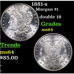 1881-s Morgan Dollar $1 Grades Choice Unc