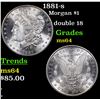 Image 1 : 1881-s Morgan Dollar $1 Grades Choice Unc