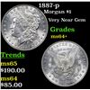 Image 1 : 1887-p Morgan Dollar $1 Grades Choice+ Unc