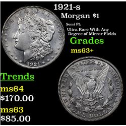 1921-s Morgan Dollar $1 Grades Select+ Unc