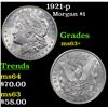 Image 1 : 1921-p Morgan Dollar $1 Grades Select+ Unc