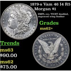 1879-s Vam 46 I4 R5 Morgan Dollar $1 Grades Select Unc