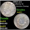 Image 1 : 1883 n/c Liberty Nickel 5c Grades Select+ Unc