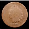 Image 2 : 1867 Indian Cent 1c Grades g, good