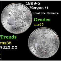 1899-o Morgan Dollar $1 Grades GEM Unc