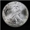 Image 2 : 2002 Silver Eagle Dollar $1 Grades Mint State